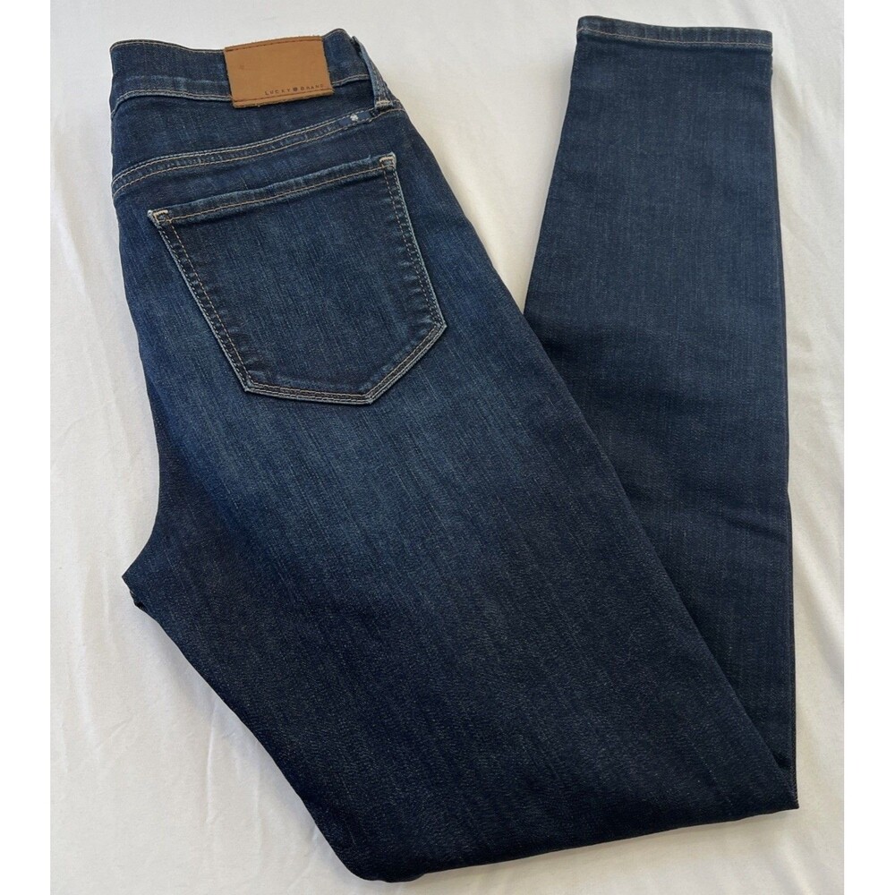 Lucky Brand Brooke Legging Jeans Women’s 6/28A‎ Dark Wash Skinny Orta Premium